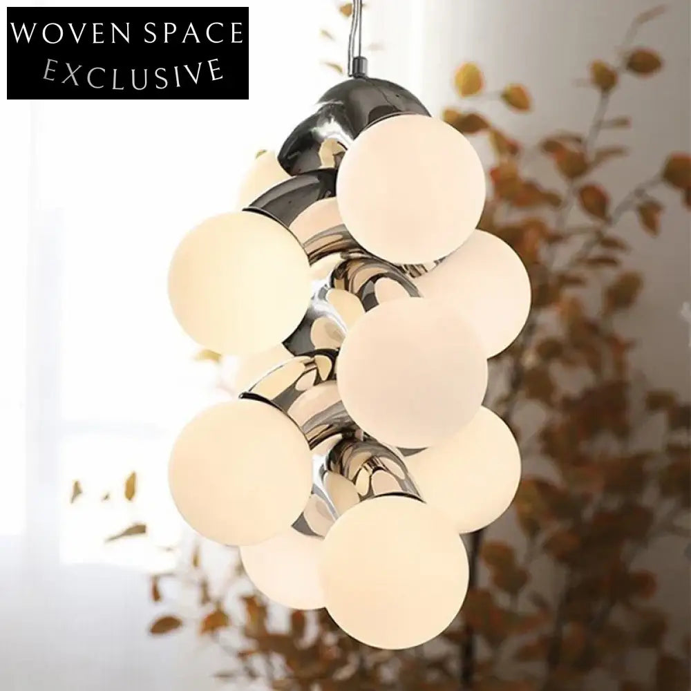 Luxury Nordic Ball Glass LED Ceiling Light Modern Chandelier Pendant Fixture