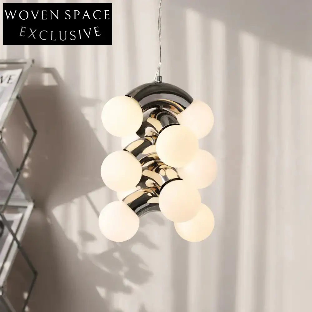 Luxury Nordic Ball Glass LED Ceiling Light Modern Chandelier Pendant Fixture