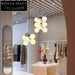 Luxury Nordic Ball Glass LED Ceiling Light Modern Chandelier Pendant Fixture