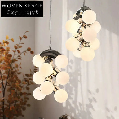 Luxury Nordic Ball Glass LED Ceiling Light Modern Chandelier Pendant Fixture