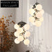 Luxury Nordic Ball Glass LED Ceiling Light Modern Chandelier Pendant Fixture