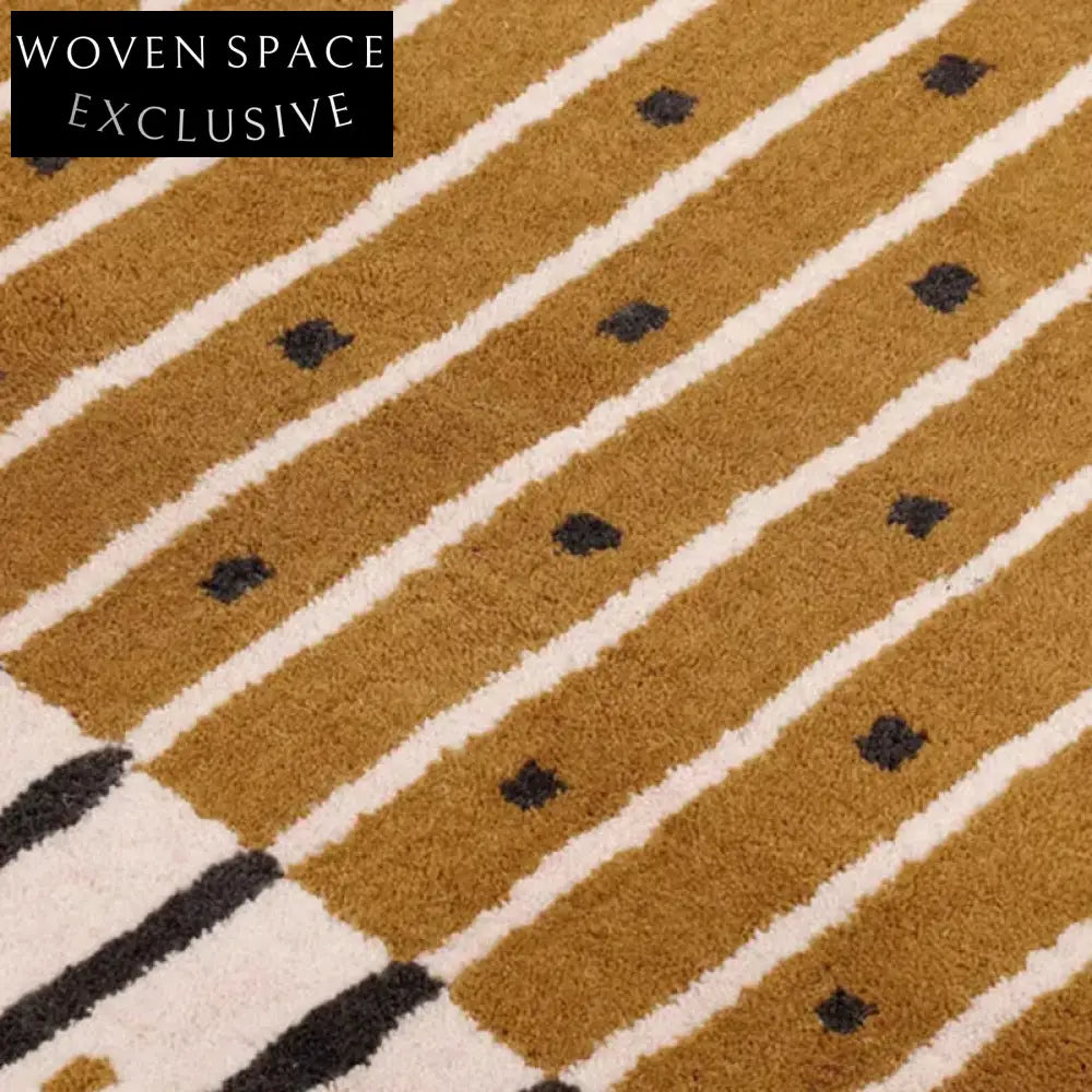 Luxury Nordic Modern Hand-Tufted Polyester Area Rug for Living Room Bedroom