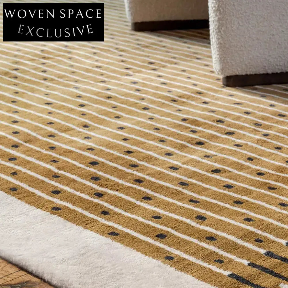 Luxury Nordic Modern Hand-Tufted Polyester Area Rug for Living Room Bedroom