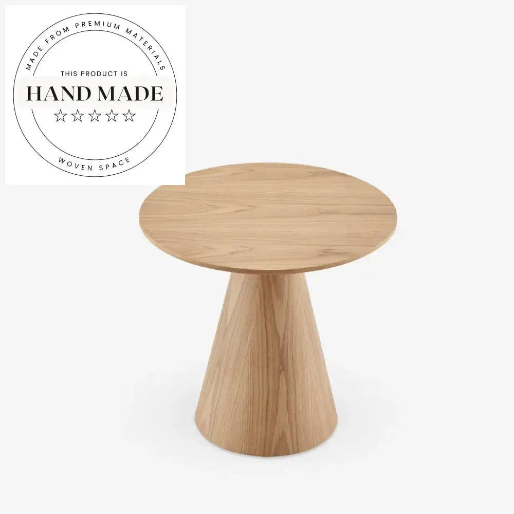 Luxury Nordic Round Solid Wood Modern Living Room End Table