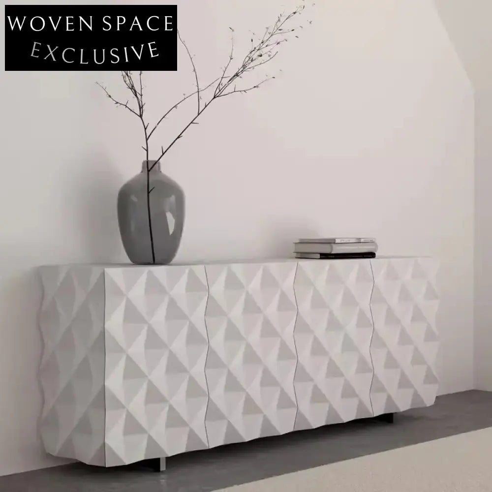 Luxury Nordic Solid Wood TV Console Cabinet - Hallway Side Buffet Table