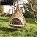 Luxury Outdoor Nest Bird Round Swing Chair Resin Rattan Hanging Bed
