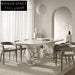 Luxury Oval Marble Dining Table, 10 Seater, Modern Italian Design Table