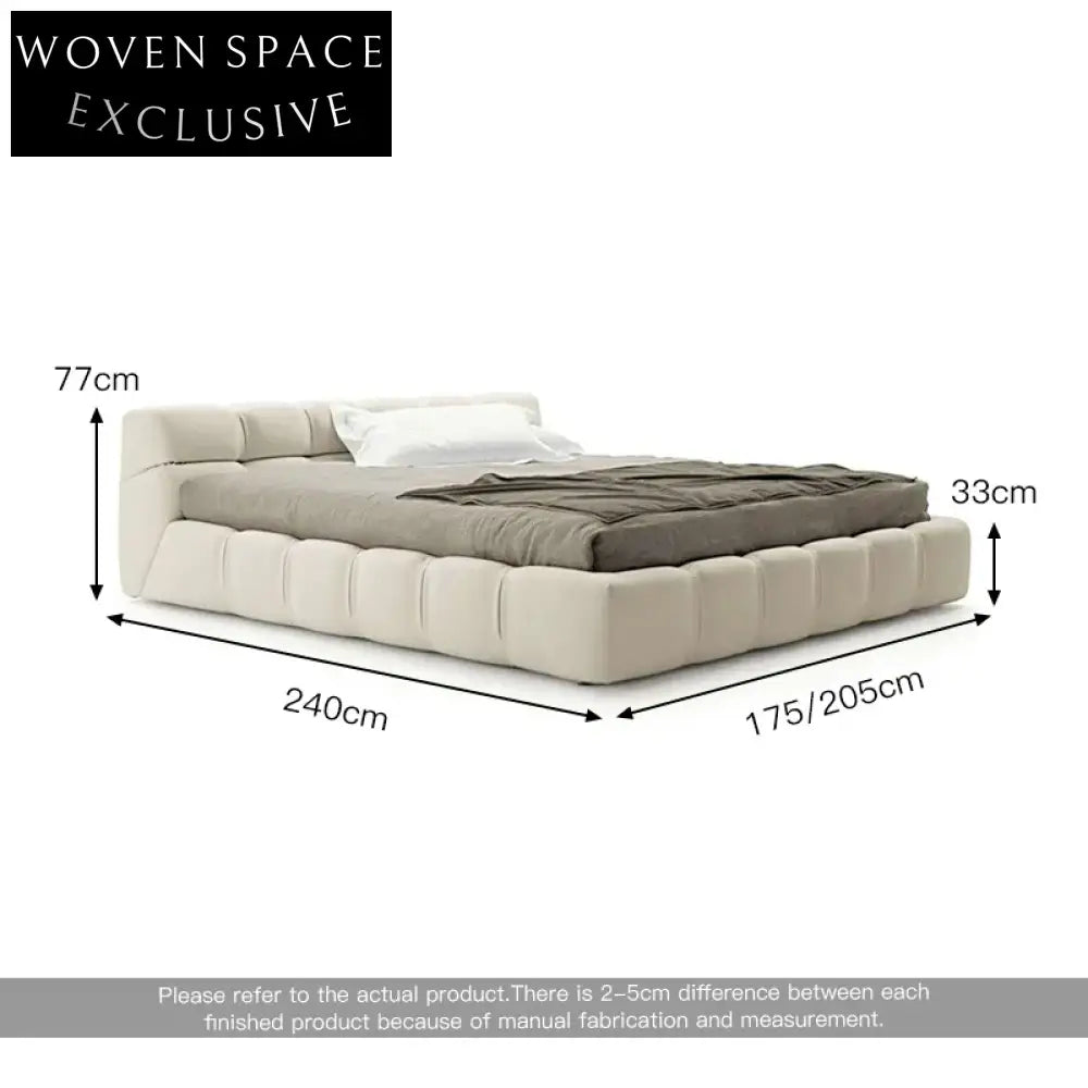 Luxury Queen Size Full Foam Mattress Bed, Modern Style Bed