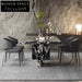 Luxury Rectangular 6-Seater Marble Dining Table, High-End Design