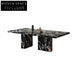 Luxury Rectangular 6-Seater Marble Dining Table, High-End Design