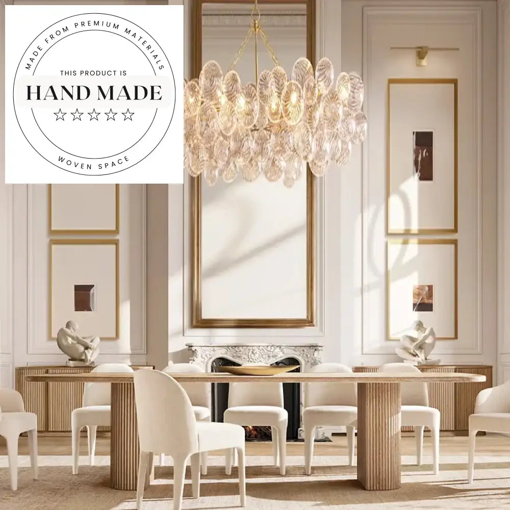 Luxury Rectangular Antique Wood 8 Seater Modern Dining Table