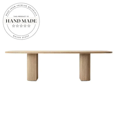 Luxury Rectangular Antique Wood 8 Seater Modern Dining Table