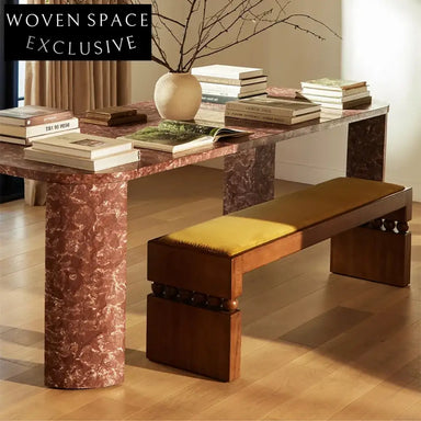 Luxury Retro Velvet Bed End Bench Ottoman for Hotel and Home Bedroom