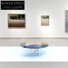 Luxury Round Clear Acrylic Coffee Table for Living Room with Optional Crystal Ball Feature