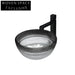 Luxury Round Crystal Glass Vessel Sink for Elegant Bathroom Vanities