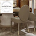 Luxury Round Solid Wood Marble Modern Leather Upholstered Dining Table
