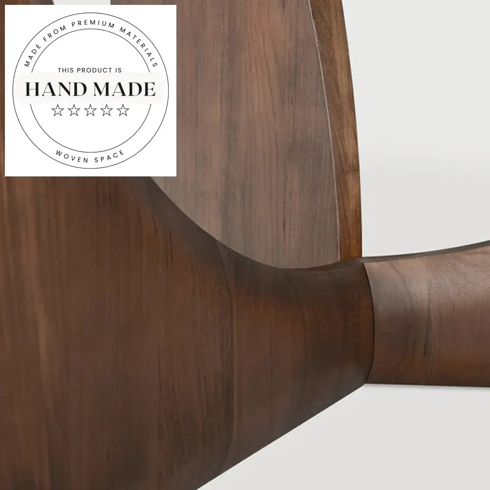 Luxury Round Walnut Wood Roulette 8 Seater Modern Dining Table