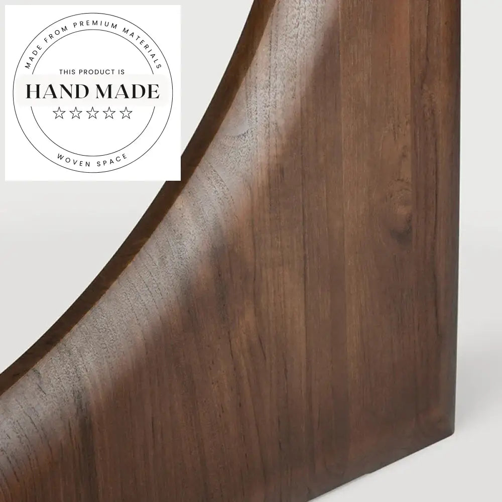 Luxury Round Walnut Wood Roulette 8 Seater Modern Dining Table