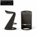 Luxury Saddle Leather Bar Stool with Solid Wood Frame for Kitchens