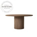 Luxury Solid Oak Round Wood Midcentury Antique Dining Table Set