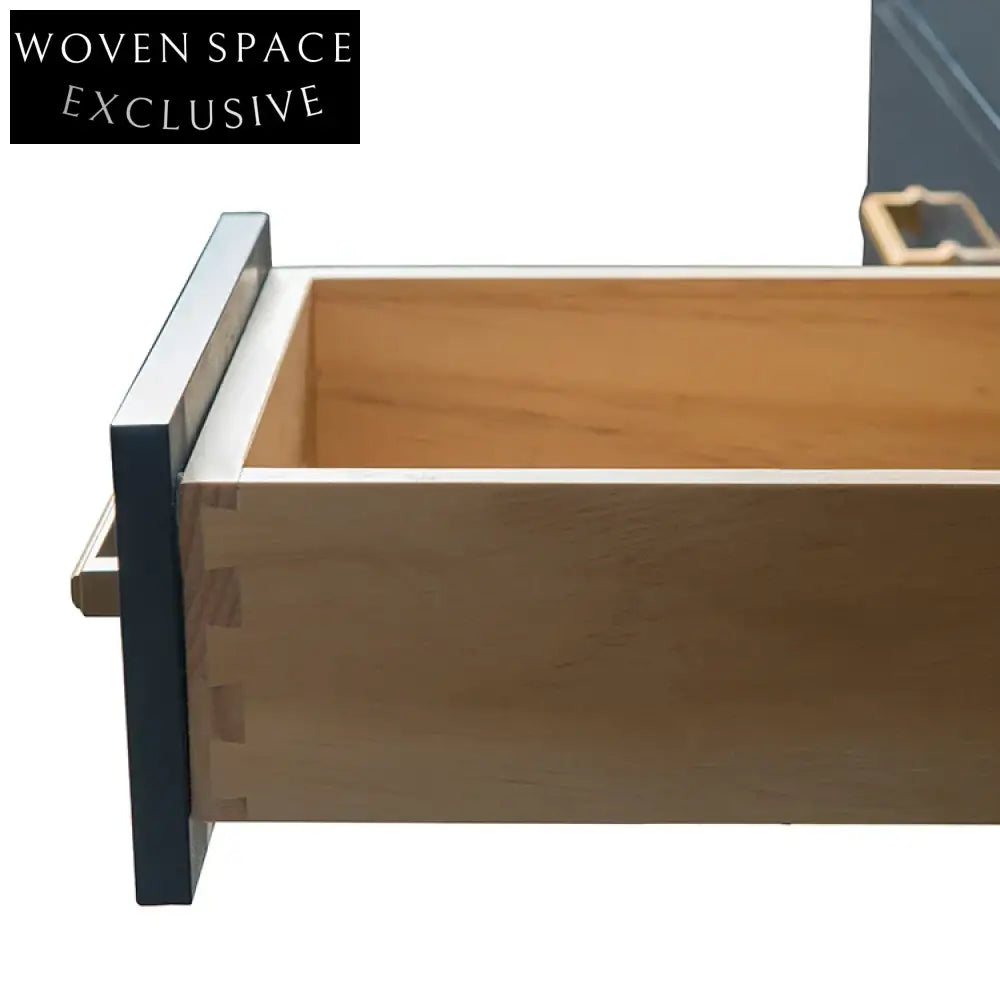 Luxury Solid Wood 60-Inch Bathroom Vanity with Marble Top, Soft-Close