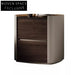 Luxury Solid Wood Bedside Table with Contemporary Design and Storage Drawer
