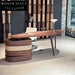 Luxury Solid Wood Executive Desk with Drawer, Italian Style Modern Office Table