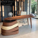 Luxury Solid Wood Executive Desk with Drawer, Italian Style Modern Office Table