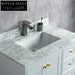 Luxury Solid Wood Floor Mount Bathroom Vanity with Integrated Sink