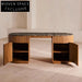 Luxury Solid Wood Marble Top Modern Desk for Home Office or Bedroom