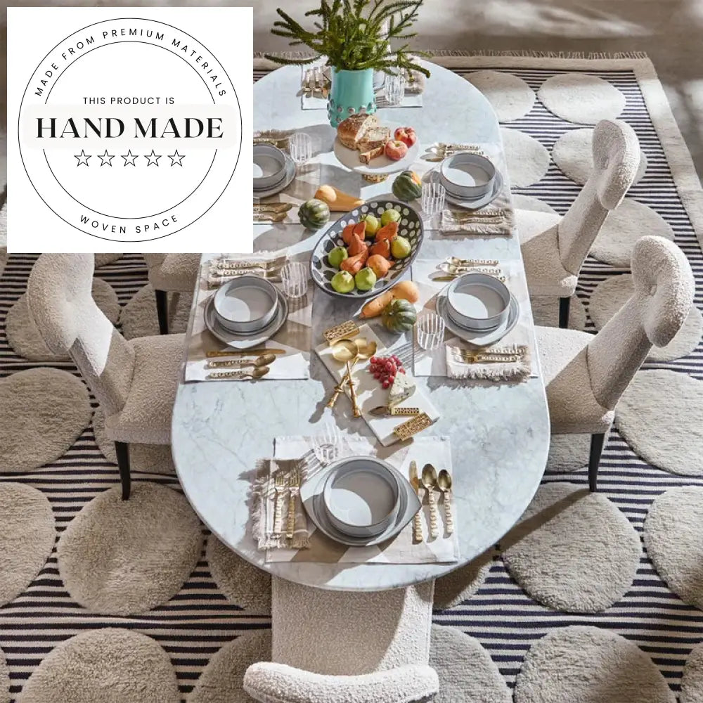 Luxury Solid Wood Rectangle Natural Marble Top Modern Dining Table