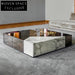 Luxury Splicing Metal Marble Hotel Lobby Living Room Center Coffee Table