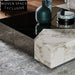 Luxury Splicing Metal Marble Hotel Lobby Living Room Center Coffee Table