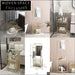 Luxury Stainless Steel 4-Tier Freestanding Bathroom Shower Caddy Organizer Rack