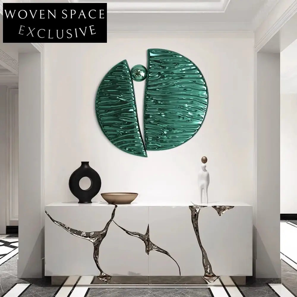 Luxury Stainless Steel Abstract Wall Art Hanging Decor for Modern Interiors