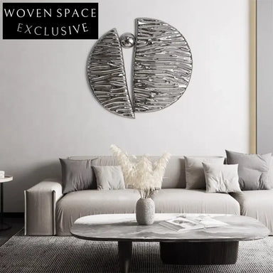Luxury Stainless Steel Abstract Wall Art Hanging Decor for Modern Interiors