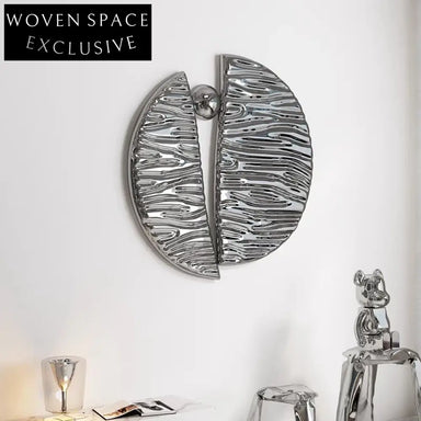 Luxury Stainless Steel Abstract Wall Art Hanging Decor for Modern Interiors