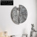 Luxury Stainless Steel Abstract Wall Art Hanging Decor for Modern Interiors