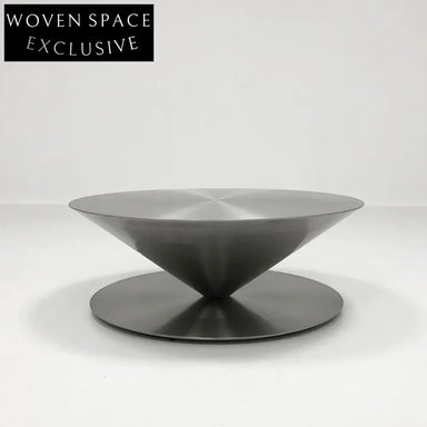 Luxury Stainless Steel Cone Coffee Table for Modern Living Room Decor