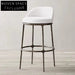 Luxury Stainless Steel Metal Velvet Bar Stool High Bistro Chair for Events