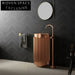 Luxury Stainless Steel Pedestal Hand Wash Basin - Modern Bathroom Sink