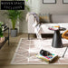 Luxury Striped Polyester Wilton Rug - Modern Geometric Floor Covering