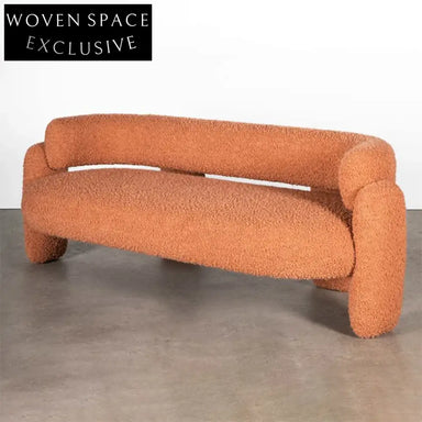 Luxury Teddy Fabric Modern Leisure Sofa Chair for Living Room Comfort