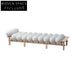 Luxury Teddy Velvet Bed End Ottoman Bench for Bedroom Living Room Lounge