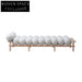 Luxury Teddy Velvet Bed End Ottoman Bench for Bedroom Living Room Lounge