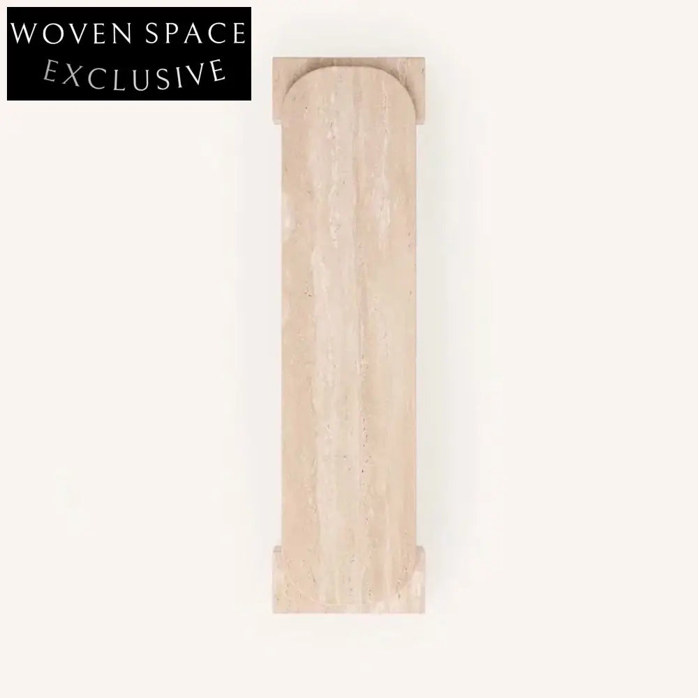 Luxury Travertine Console Table Entryway Hallway Accent Stone Design