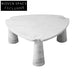 Luxury Triangle Natural Marble Stone Top Modern Living Room Coffee Table