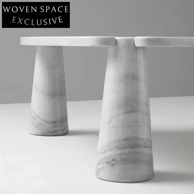 Luxury Triangle Natural Marble Stone Top Modern Living Room Coffee Table