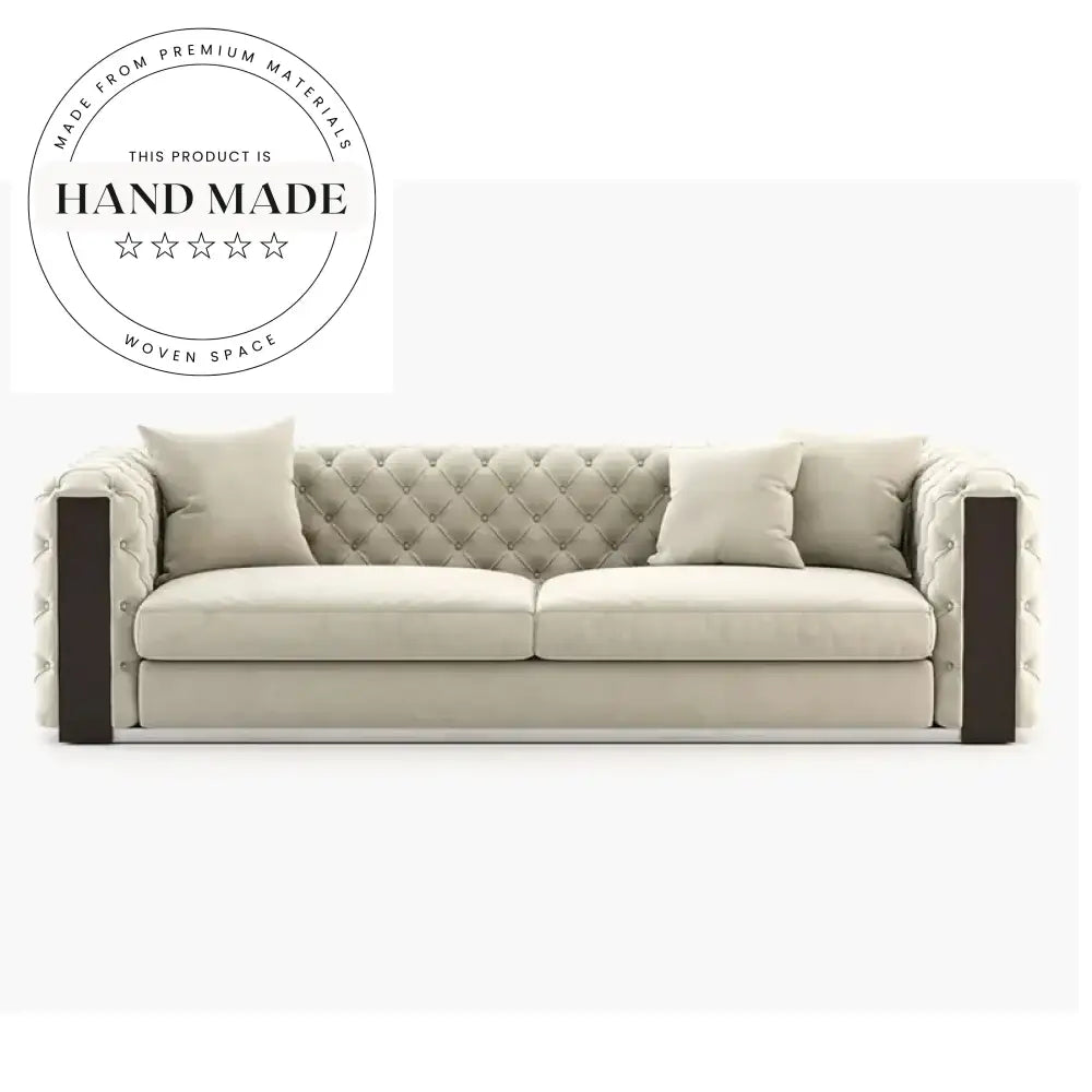 Luxury Tufted Velvet Chesterfield Modern Living Room Sofa