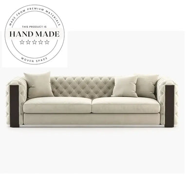 Luxury Tufted Velvet Chesterfield Modern Living Room Sofa